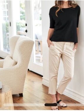 FRANK & EILEEN Wicklow
Twill Pant the Italian chino in khaki sz 6